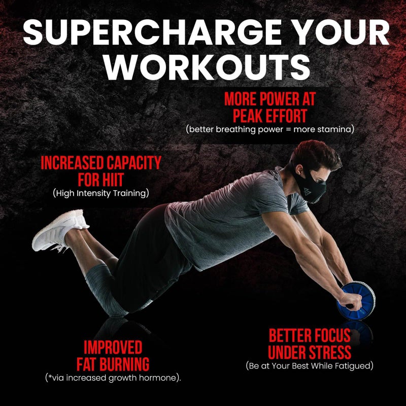 TRAININGMASK 3.0 - Elevation Training Mask 3.0 - Stamina  Performance  Altitude Running Mask  Clinically Proven & Patented (Medium) - Image 4